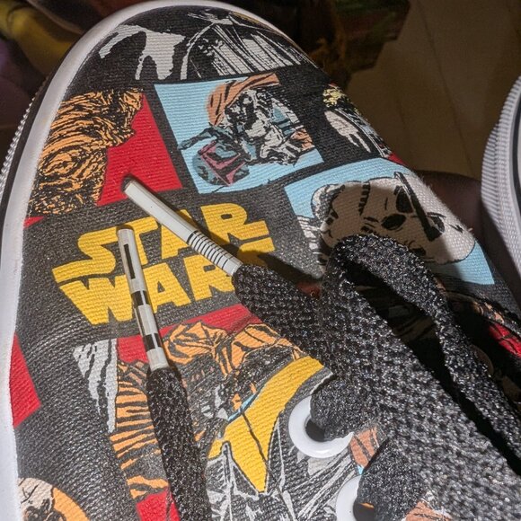 Vans Star Wars Shoes "May The Force Be With You" Mens Size 9.5 / Womens Sz 11 - Picture 2 of 4